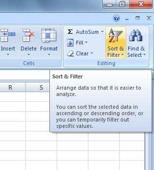 Excel Filter